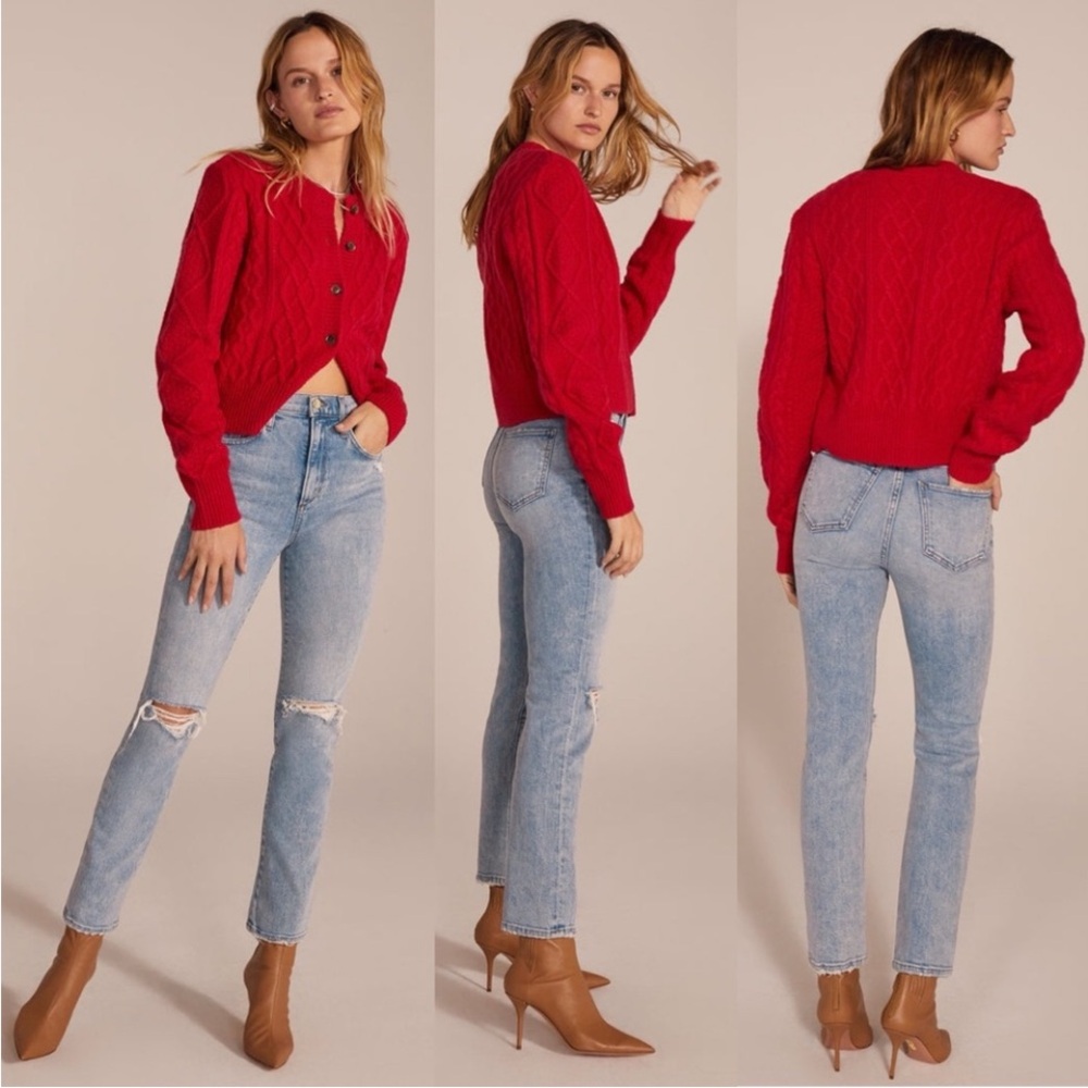 Favorite Daughter
Valentina Super High Rise
Cigarette Ankle Jeans Size 27.